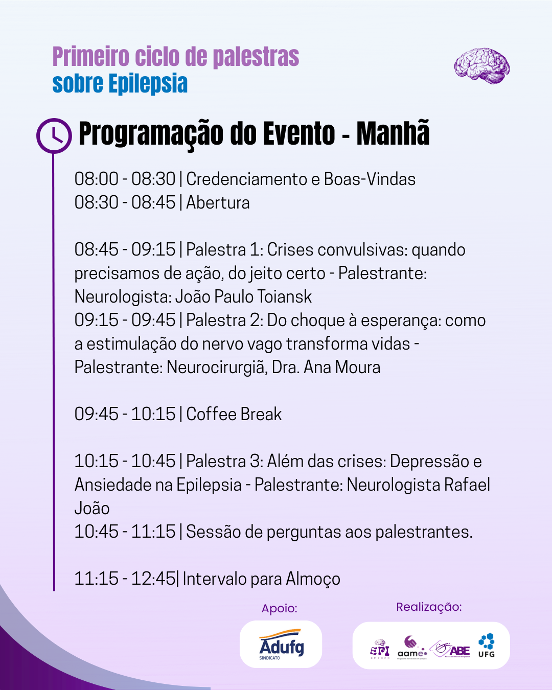 Projeto de Extensão Epilepsia em Foco do ICB/UFG 1