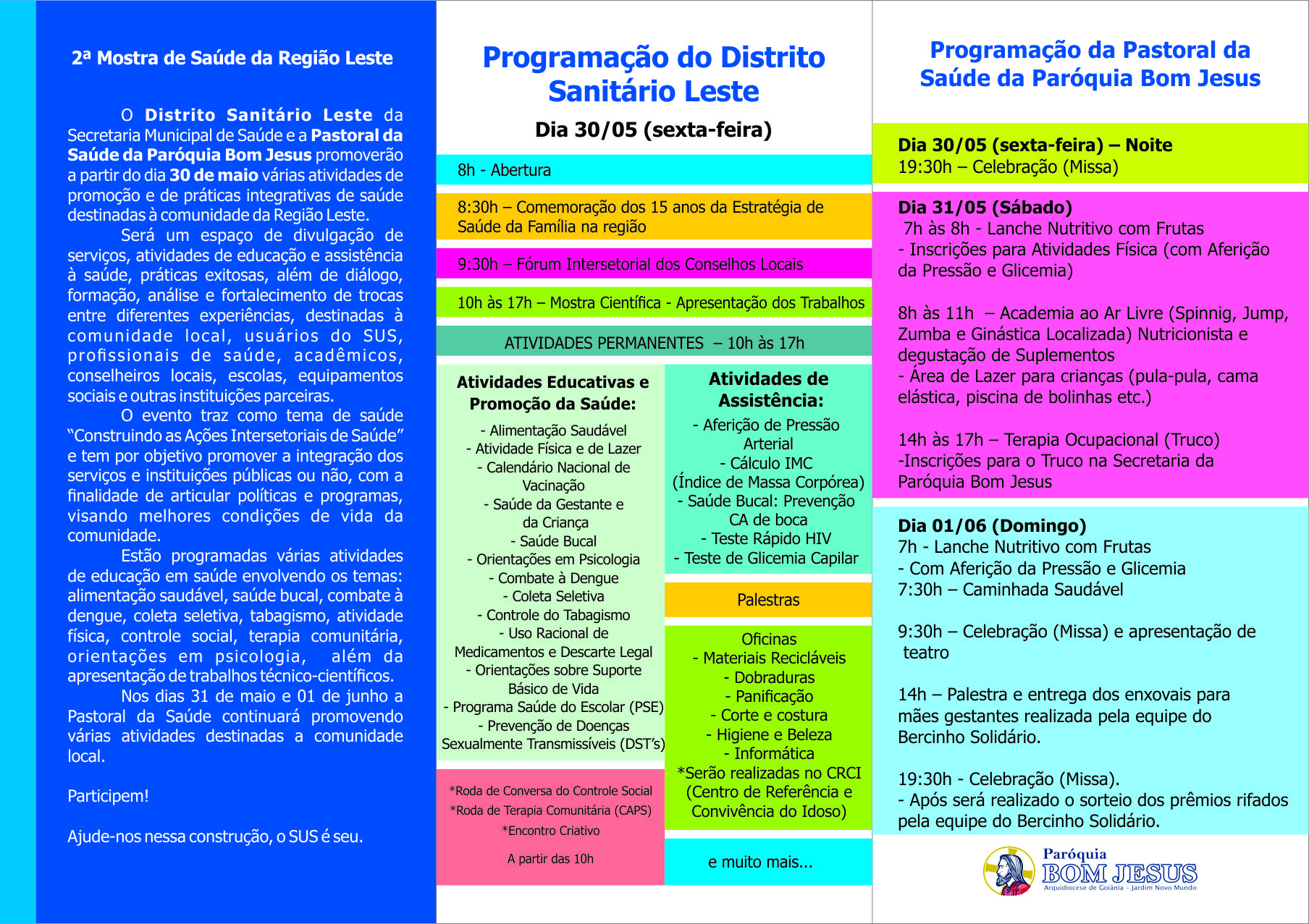 II Mostra de Saúde da Região Leste