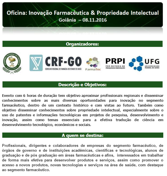 Simpósio de Inovação Farmacêutica