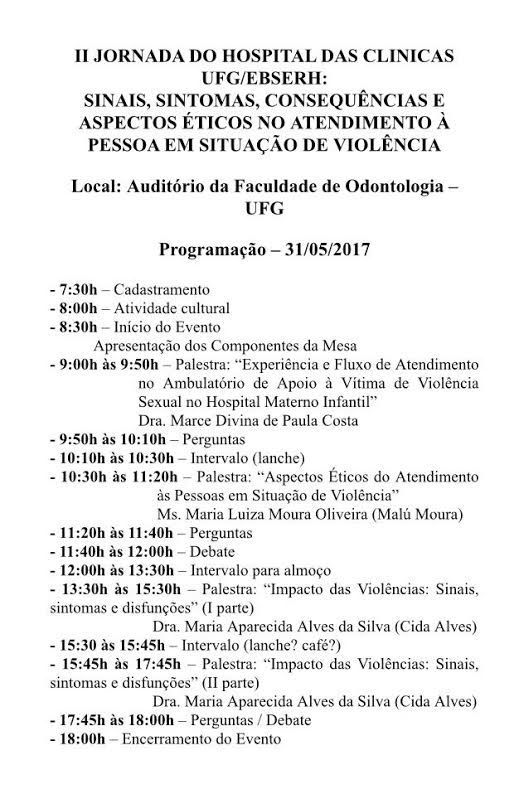 I Jornada sobre violência 