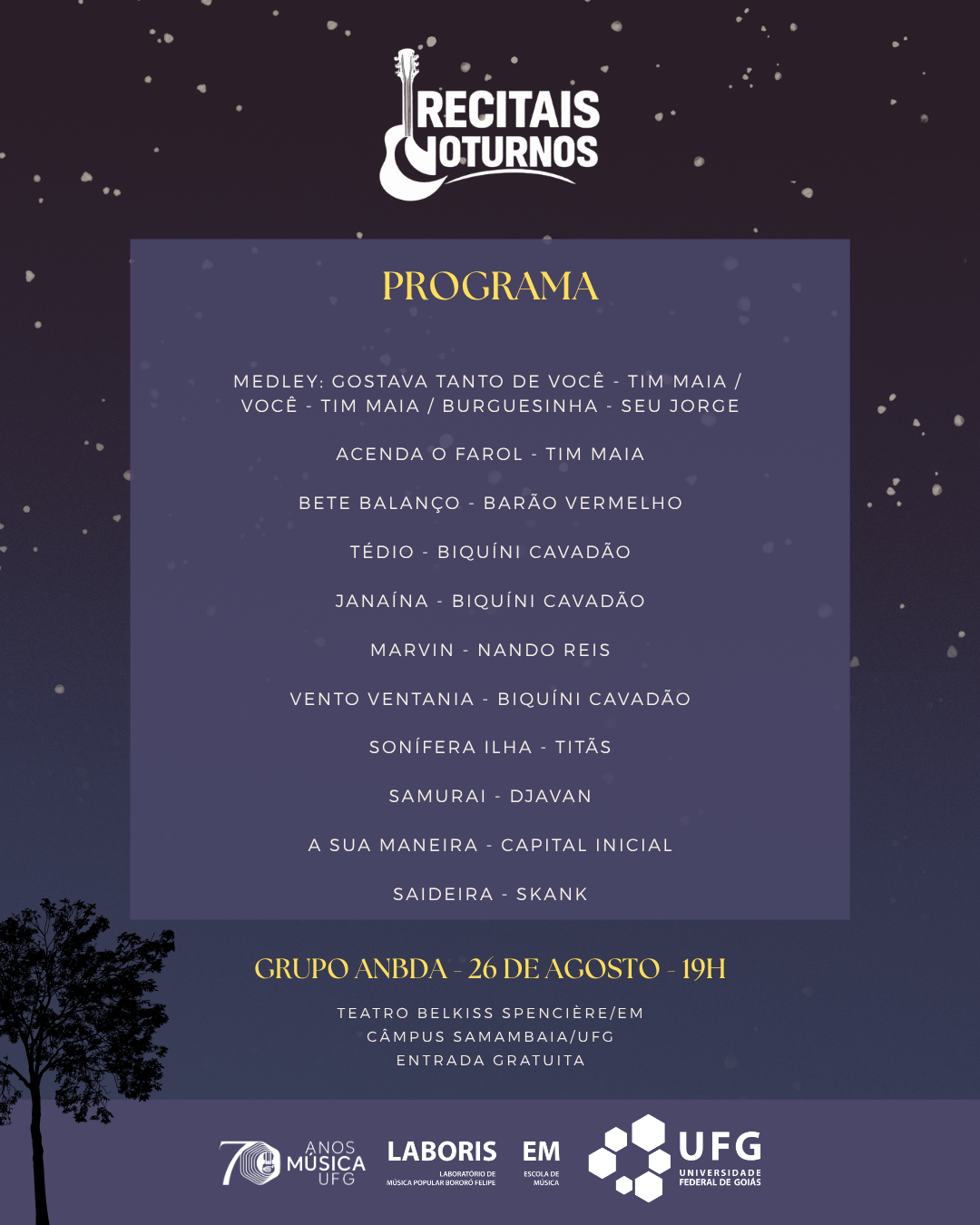 Recitais Noturnos apresenta Grupo ANBDA2