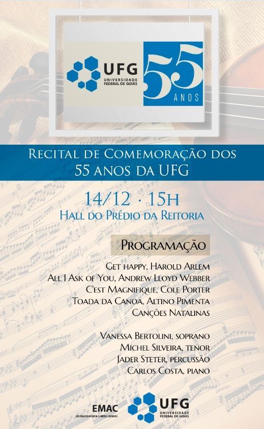 Recital 55 anos da UFG