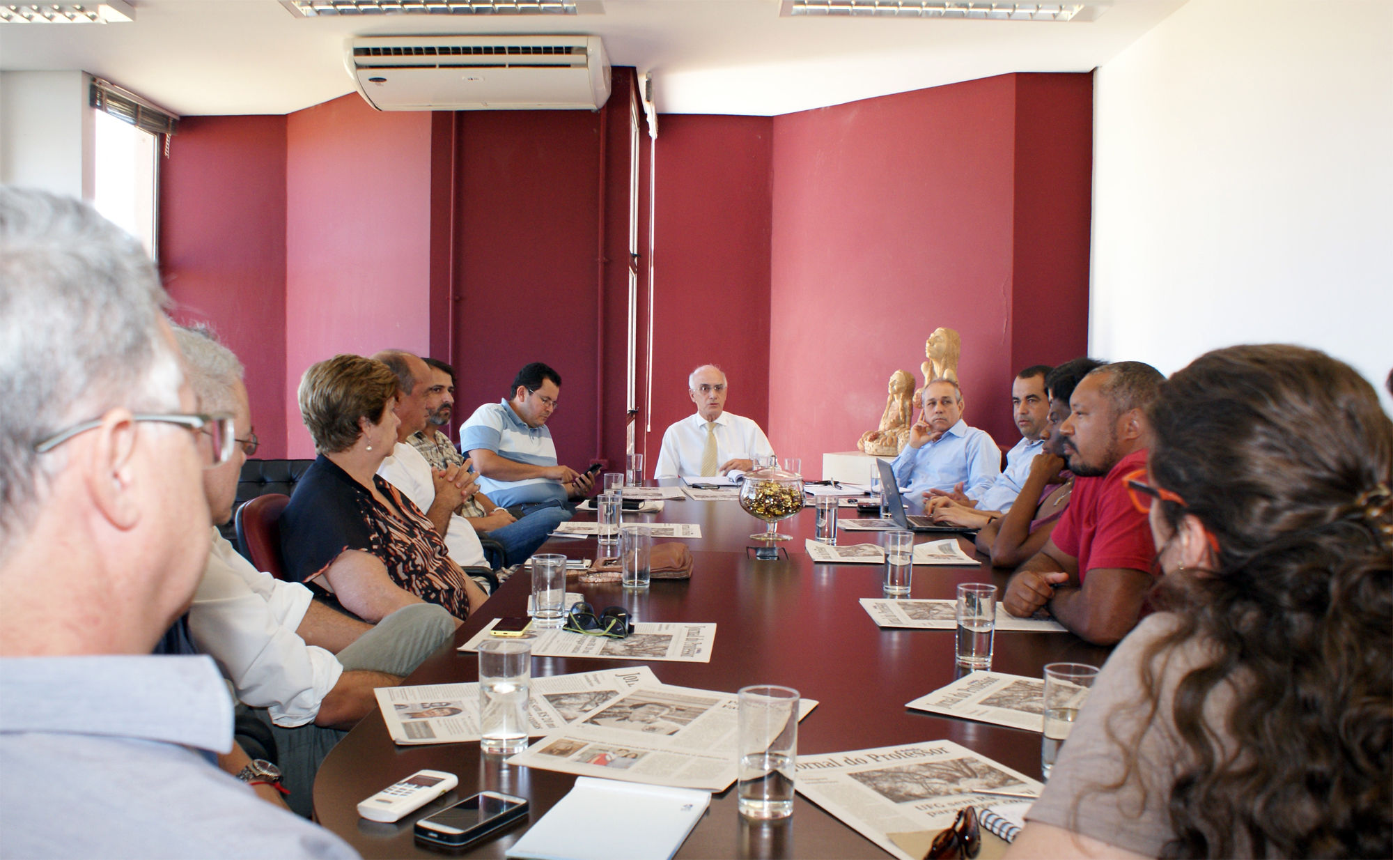 reitor e greve dos professores