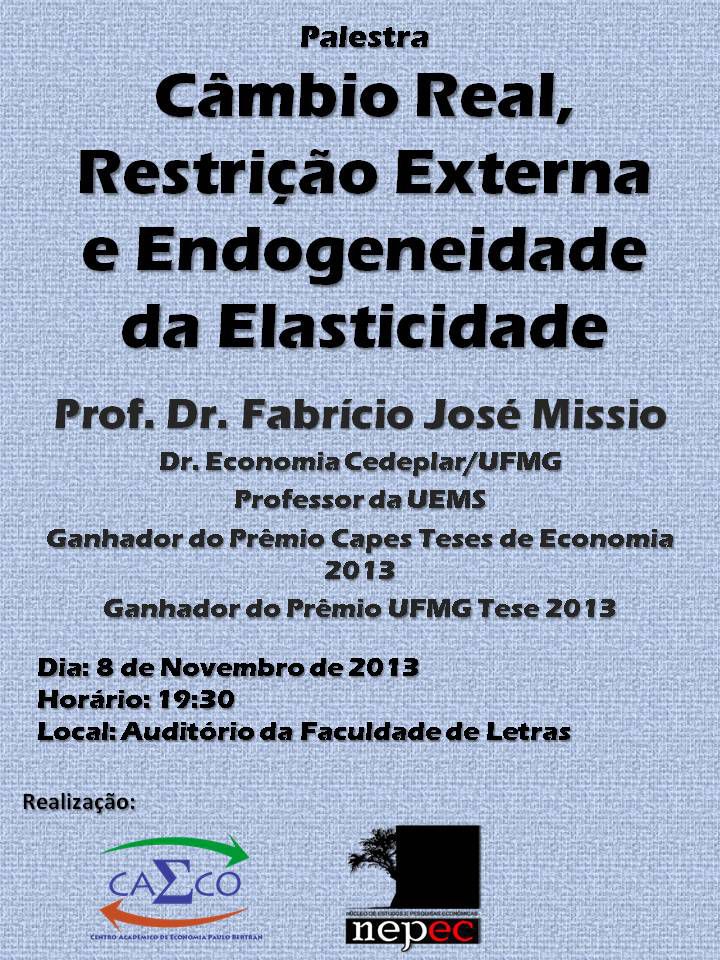 Seminário Cambio Real Restrição Externa FACE