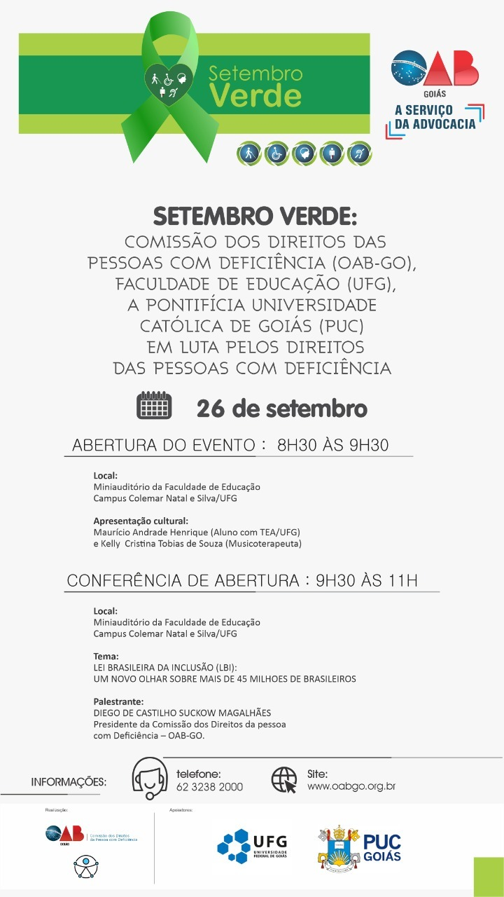 Setembro Verde e Amarelo na UFG