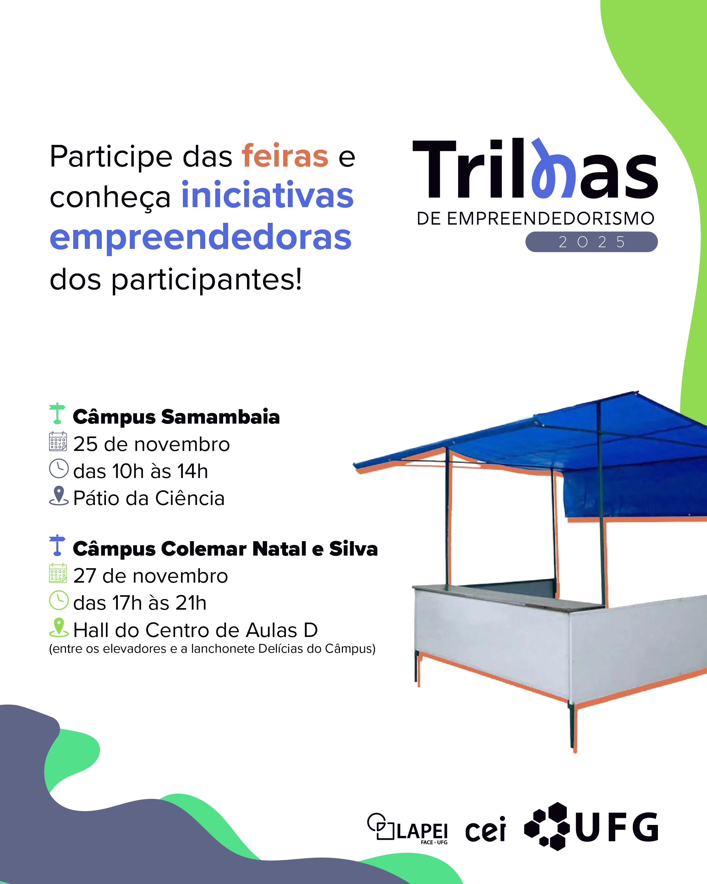 Feiras das Trilhas de Empreendedorismo UFG