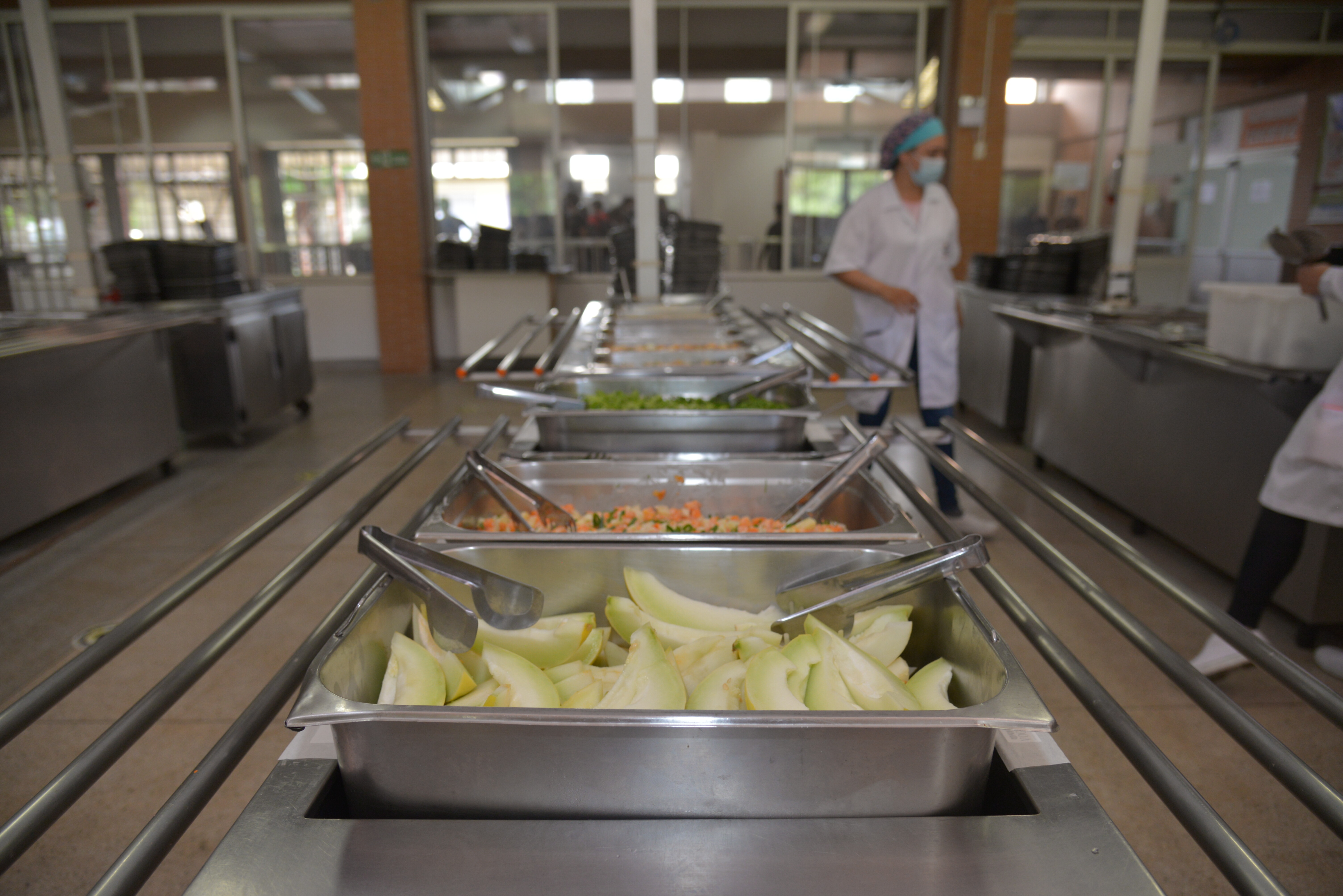 almoço RU sem alunos