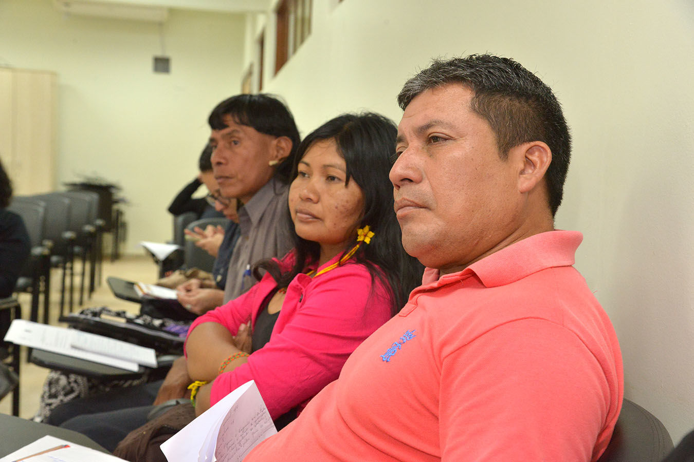 Representantes de etnias atendidas pelo Núcleo 