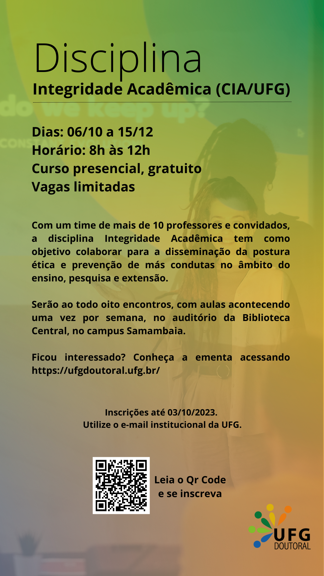 UFG Doutoral - integridade academica