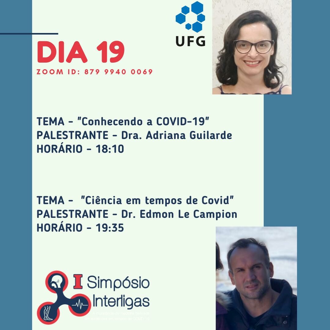 I Simpósio Interligas - Dia 19/8/20