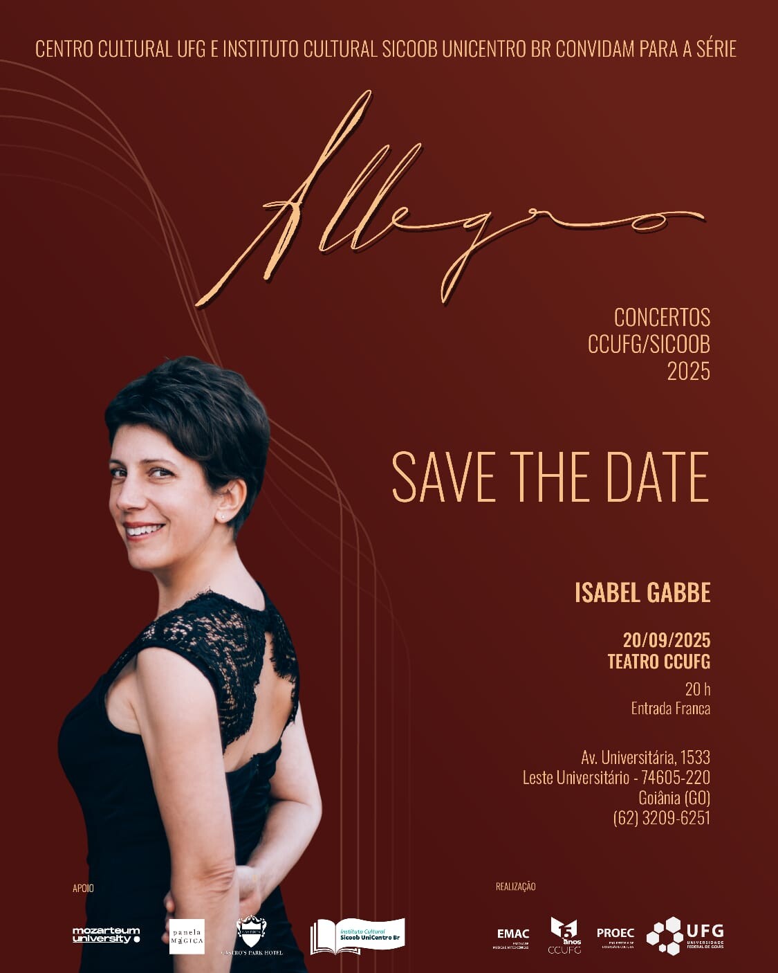 Allegro - concerto CCUFG/SICOOB 2025 ISABEL GABBE