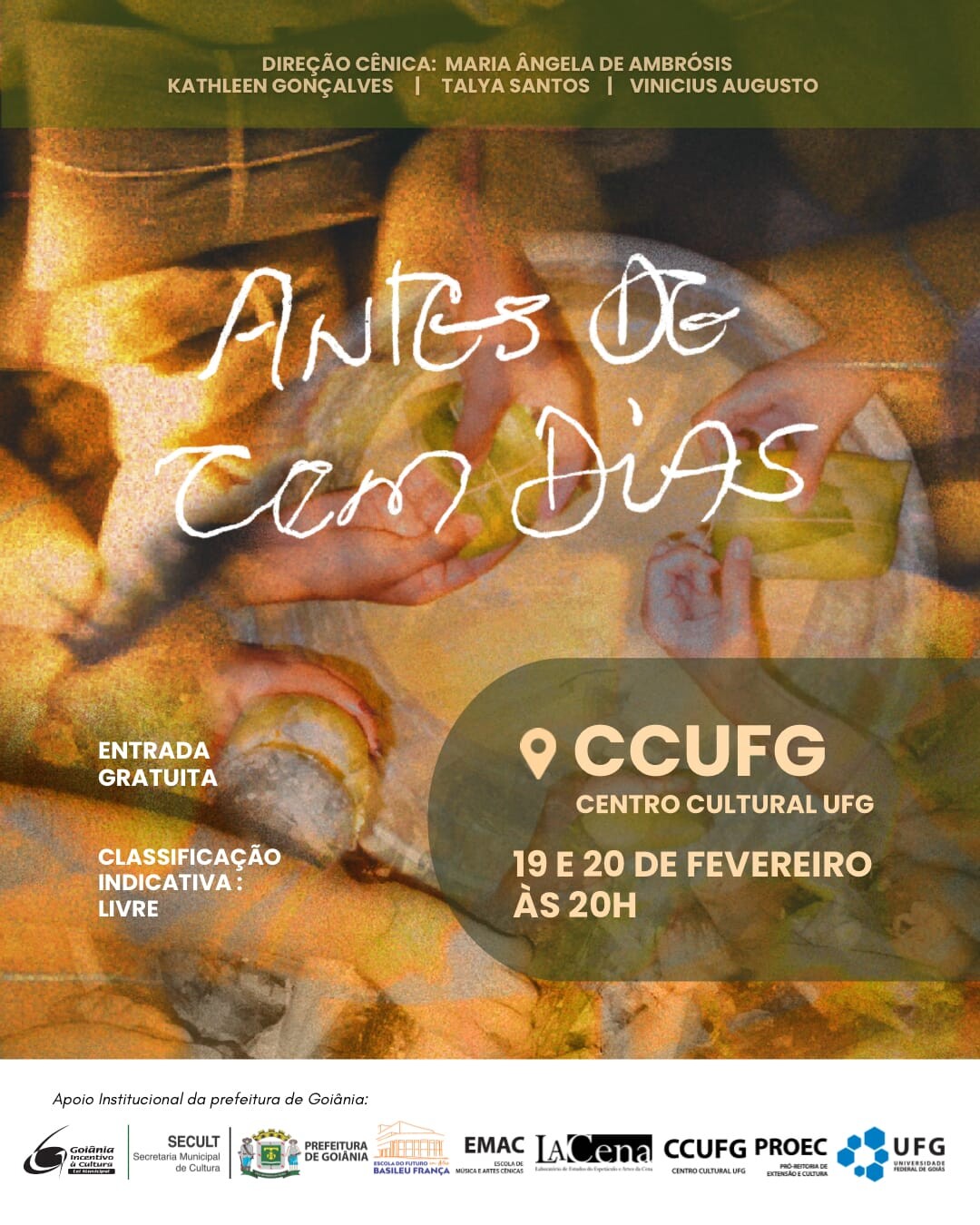 Espetáculo Antes dos Cem Dias