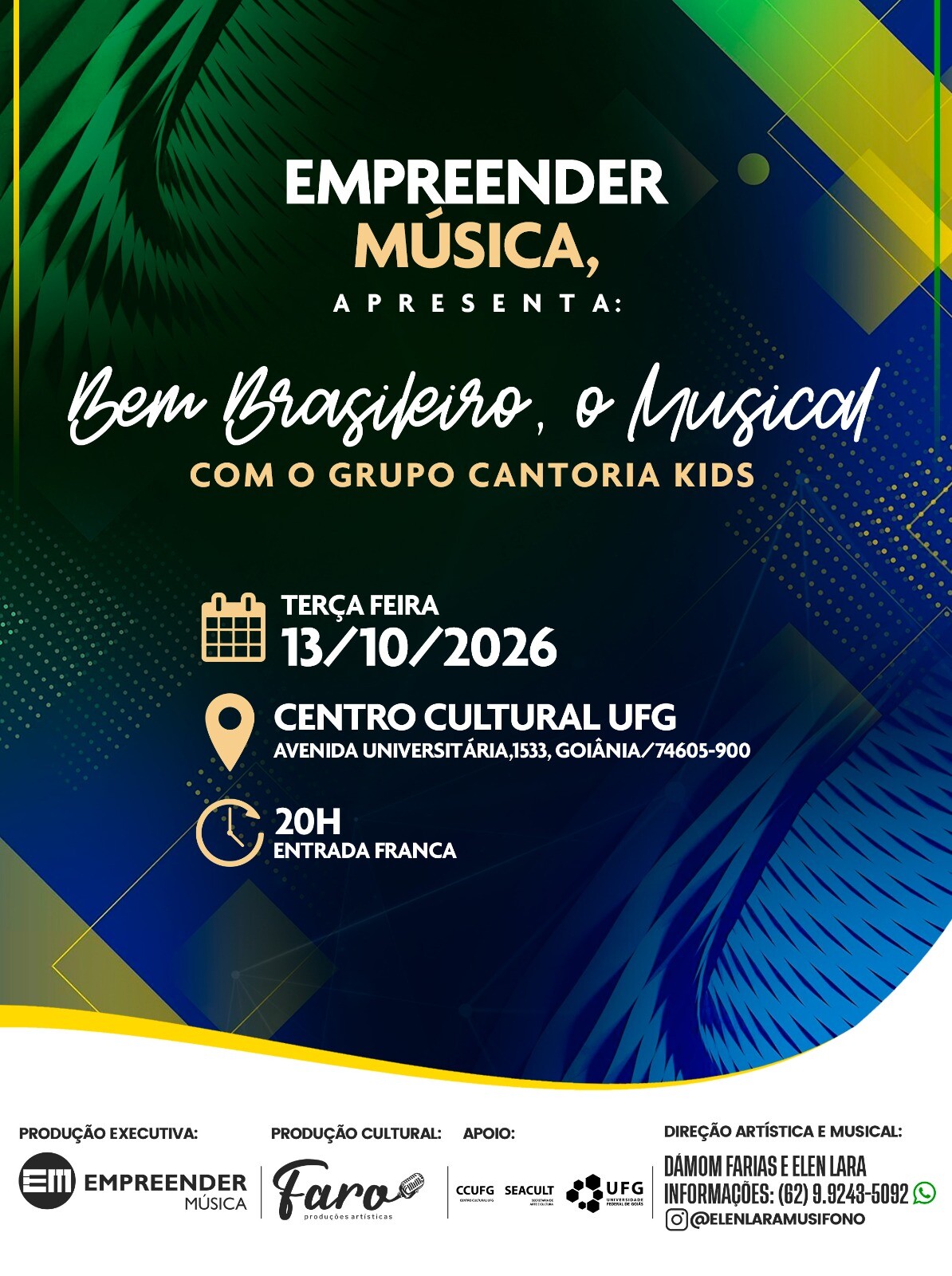 Bem brasileiro, o musical - com o grupo Cantoria Kids