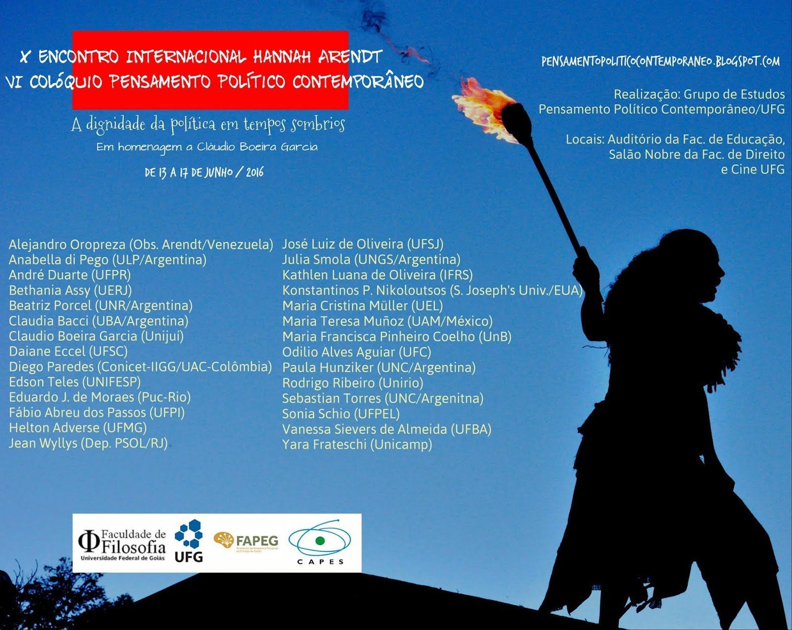  X Encontro Internacioan Hannah Arendt.