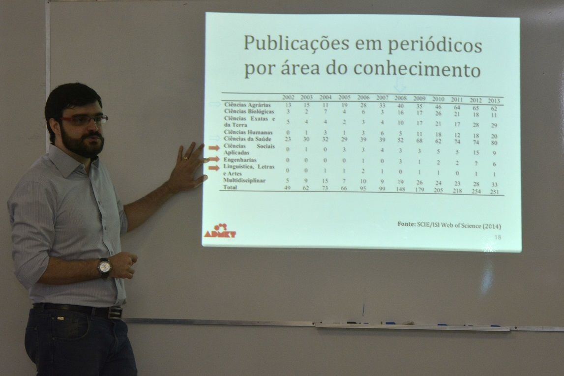 Professor Ricardo Limongi apresentou resultados de sua última pesquisa