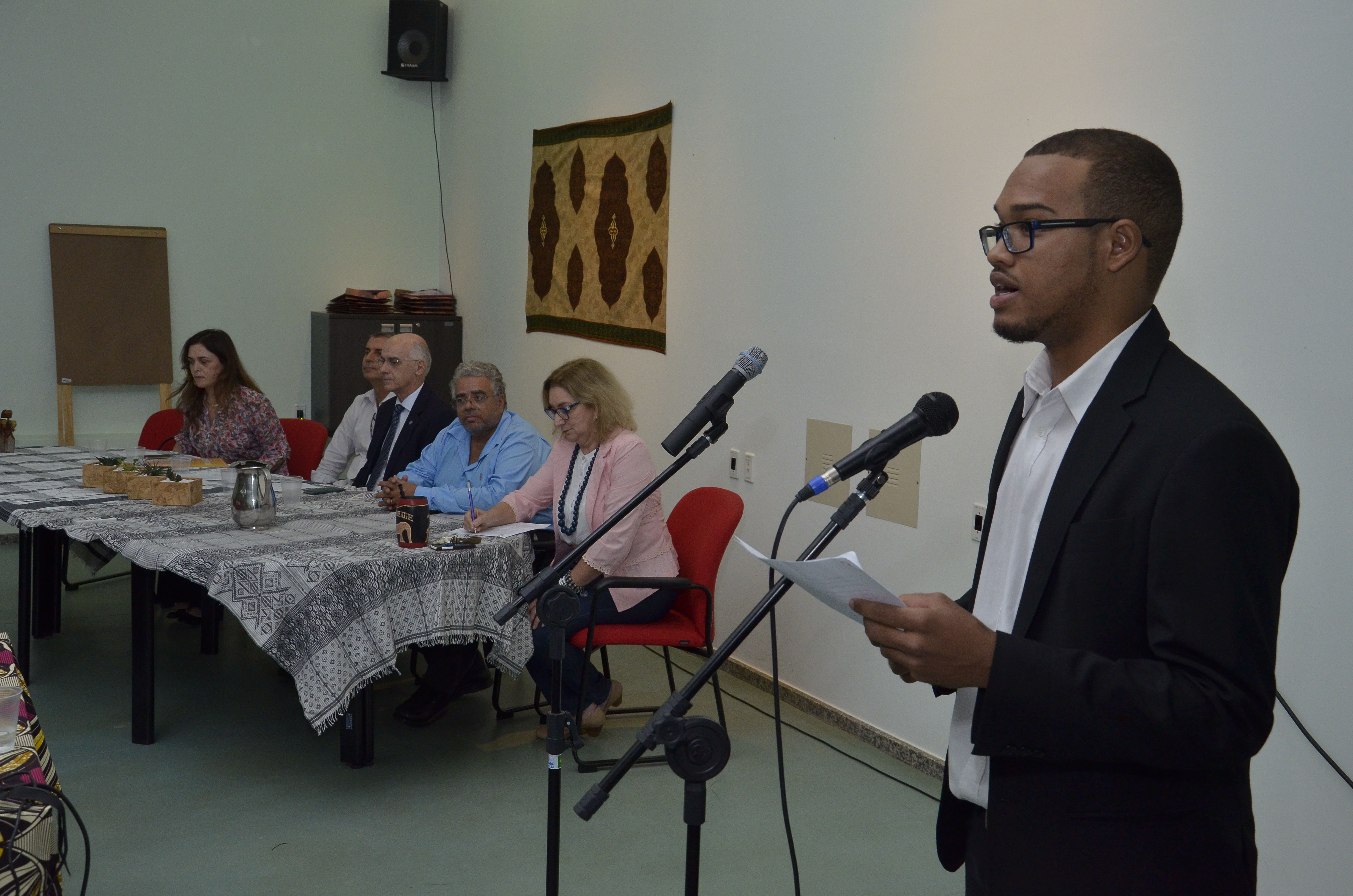 Presidente da organização do evento, Nigel Bandeiras Dias