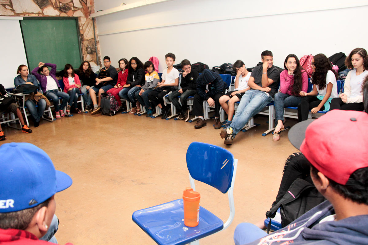 Roda de conversa sobre bullying