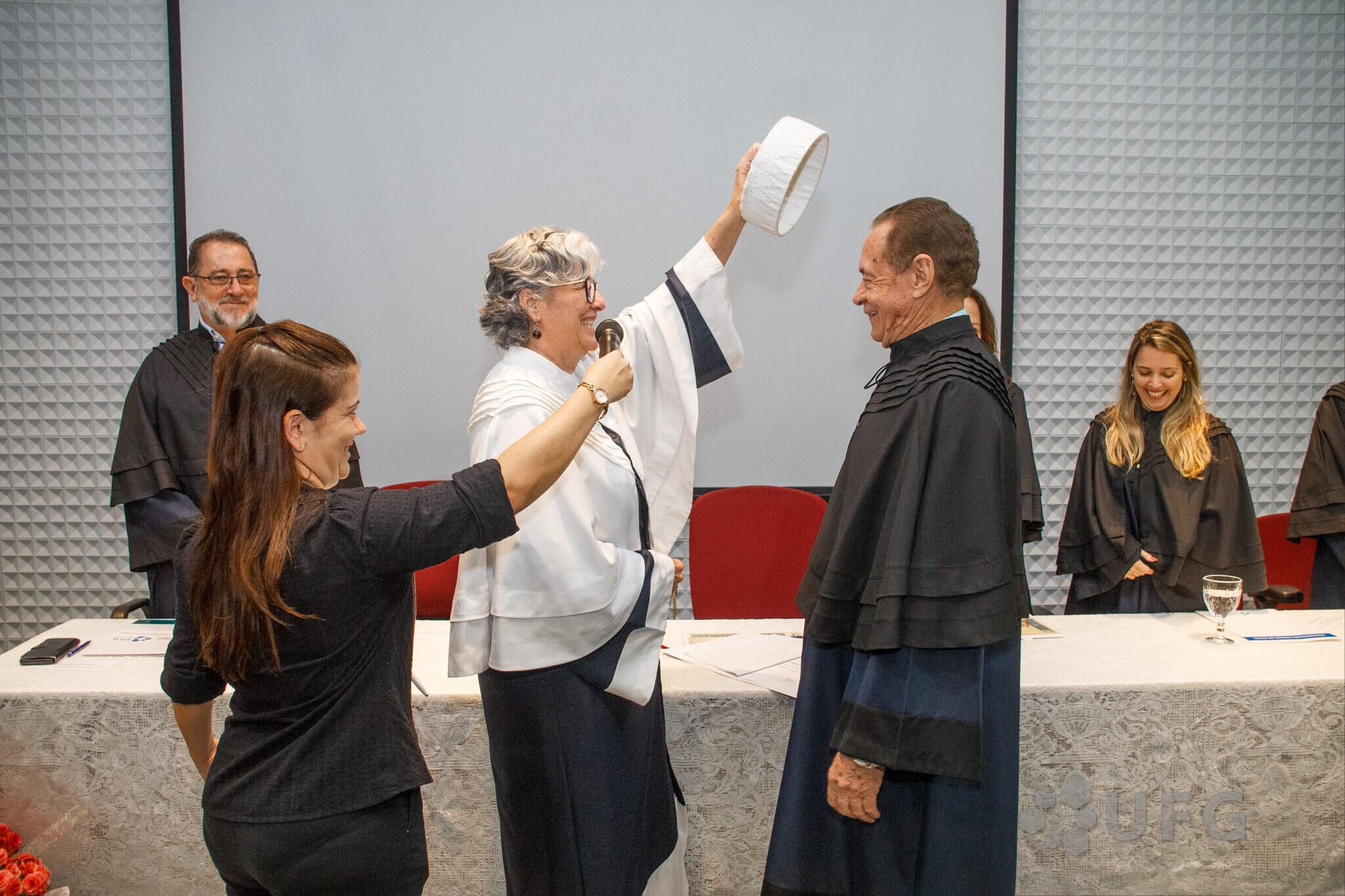 Título Servidor Emérito Dercílio e Emival - Faculdade de Farmácia