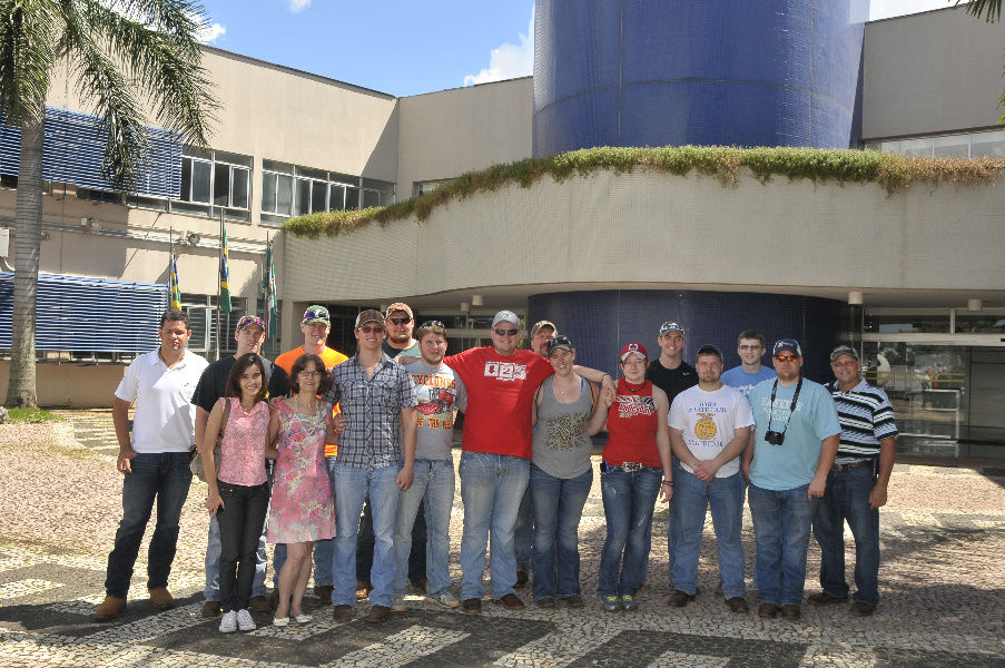 Visita da delegação do Hawkeye Community College