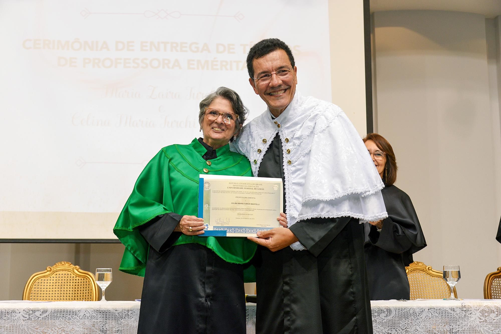 Celina Maria Turchi Martelli - Título de Professora Emérita