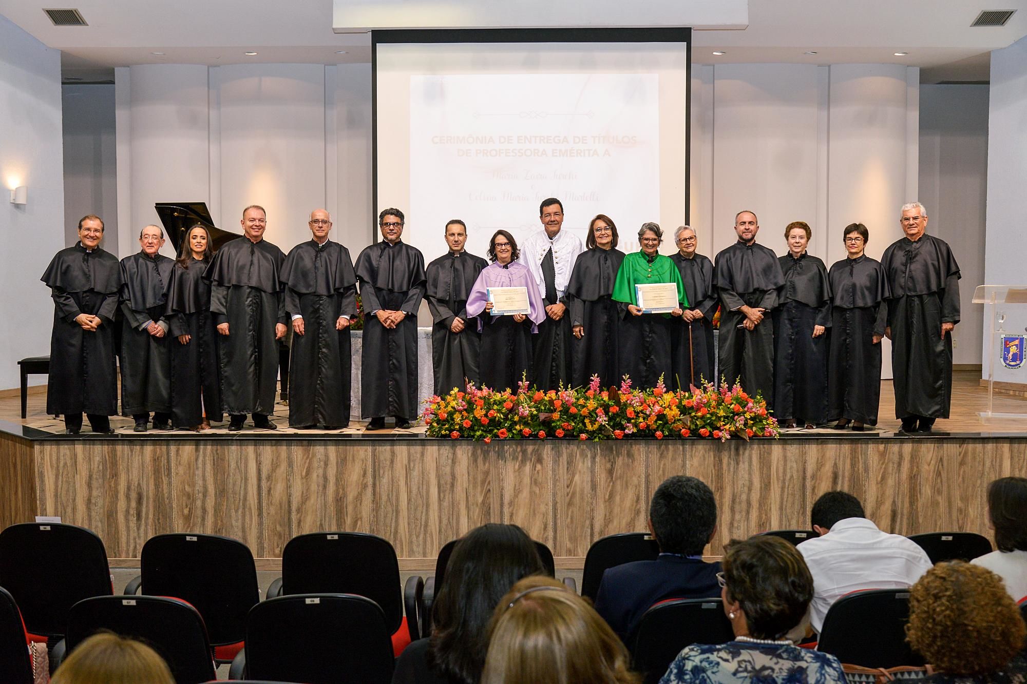 Maria Zaira Turchi e Celina Maria Turchi Martelli receberam o título de Professora Emérita na UFG 2
