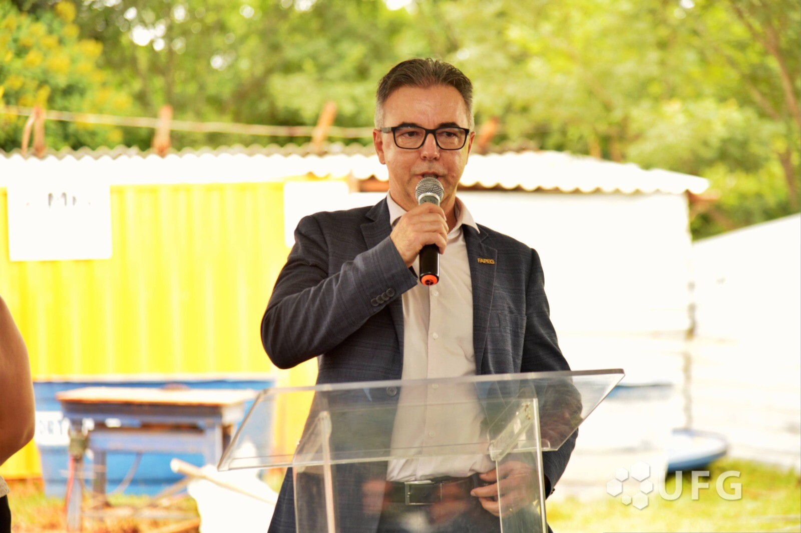 Pedra fundamental CEIA UFG