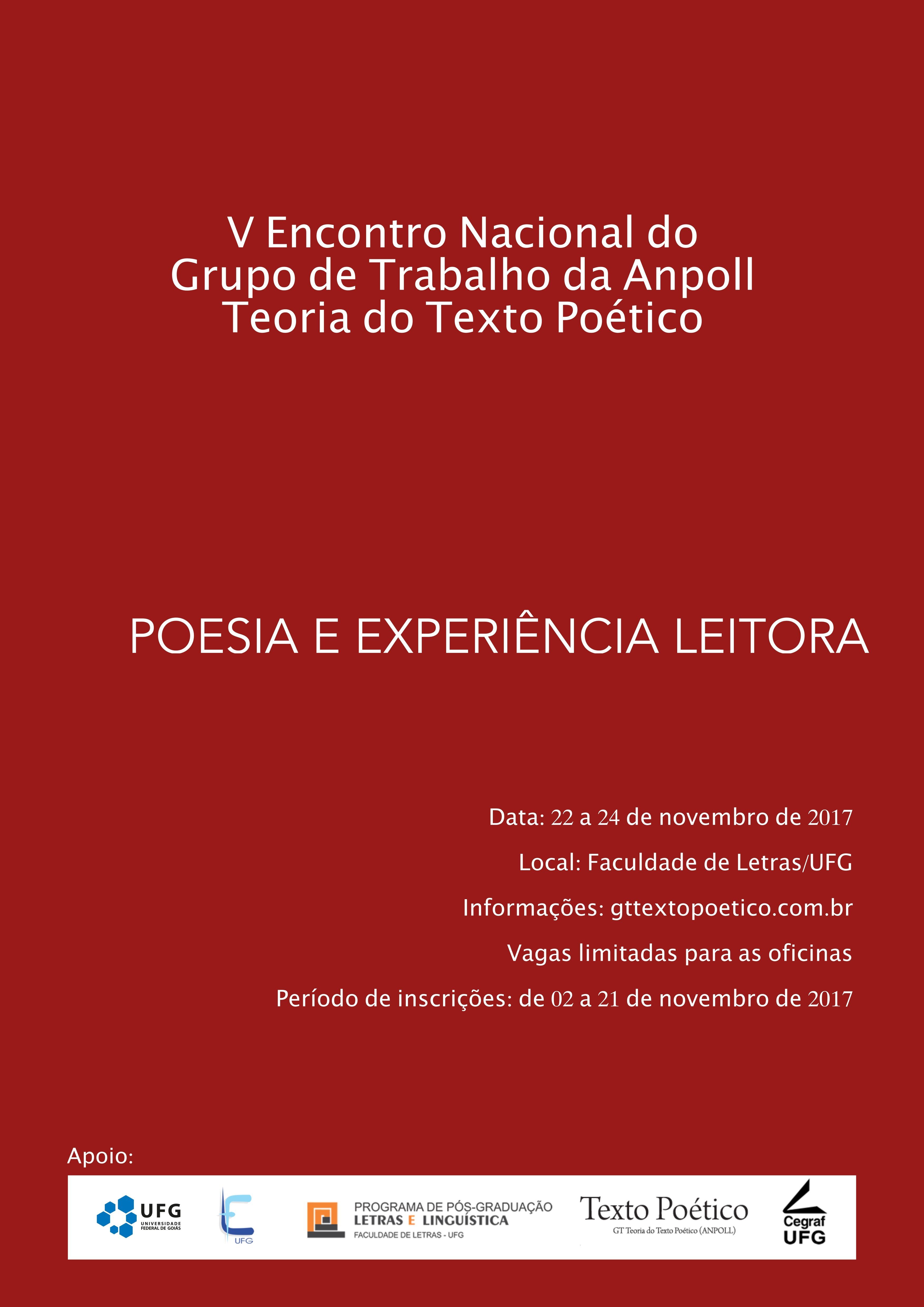 V Encontro Nacional do Grupo de Trabalho da Anpoll 