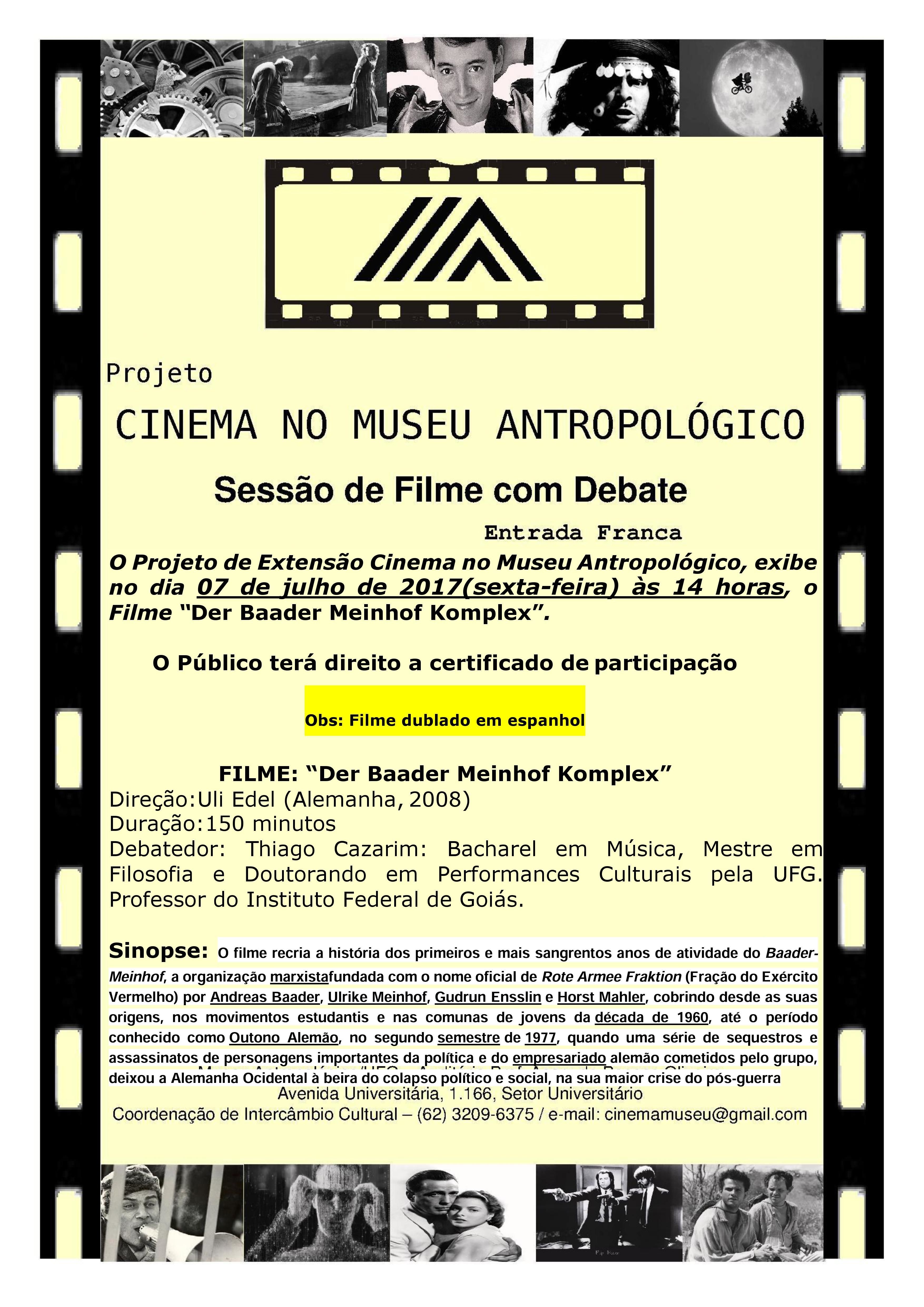 Cinema do Museu Antropológico 