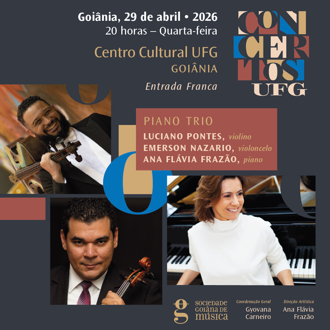 Concertos UFG - Piano Trio com obras de Haydn, Guerra-Peixe e Piazzolla