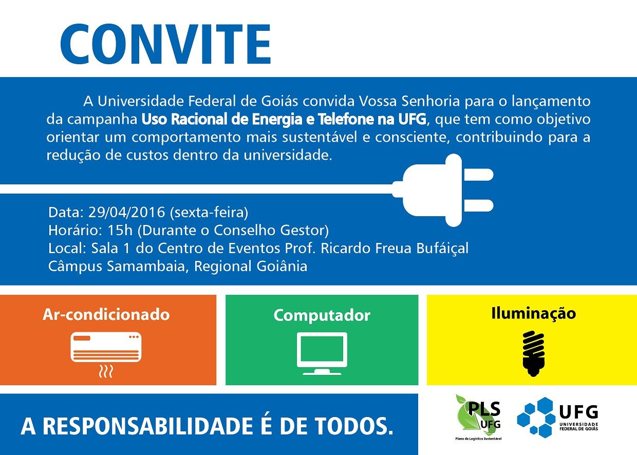 convite lançamento campanha economia