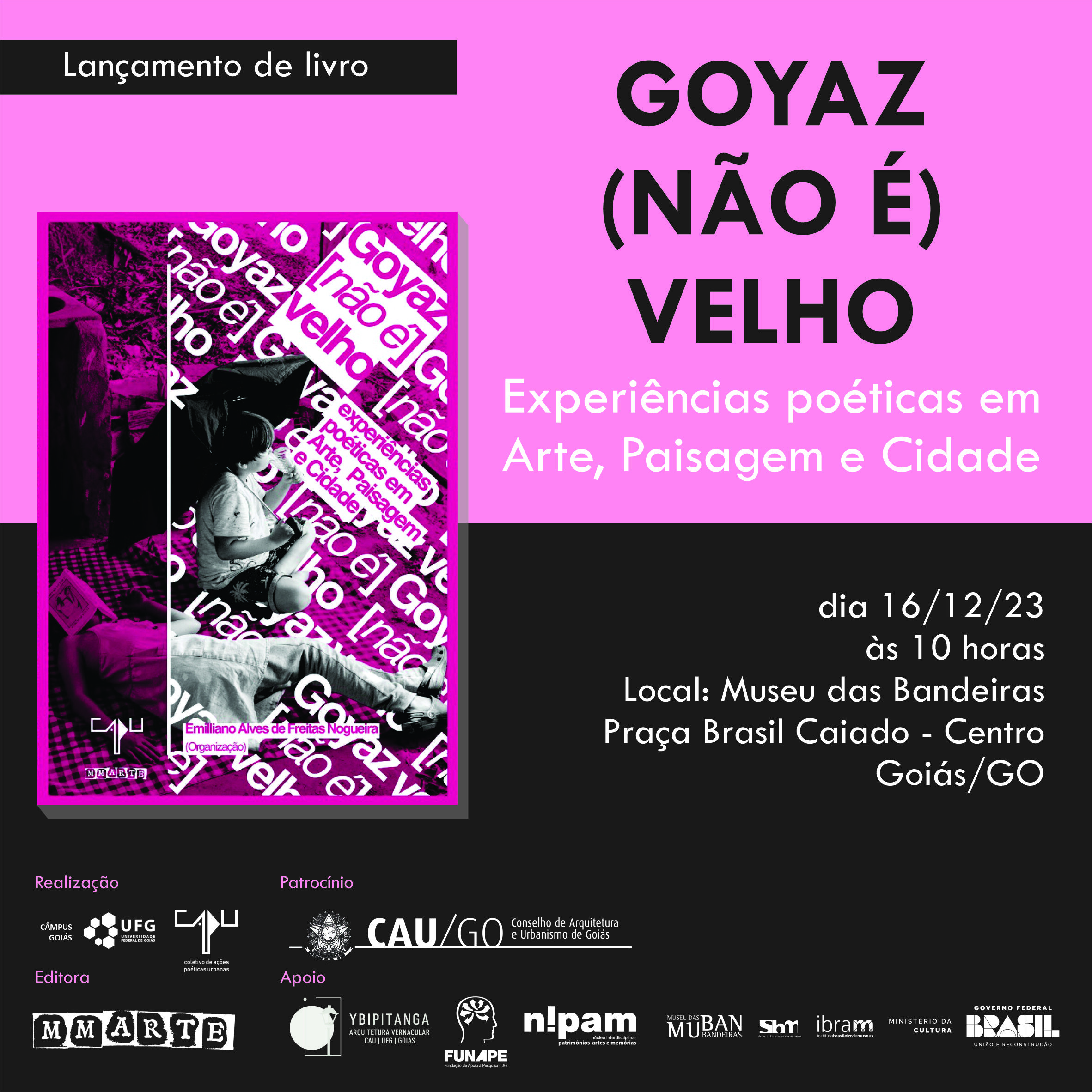 divulgação livro goyaz não é velho