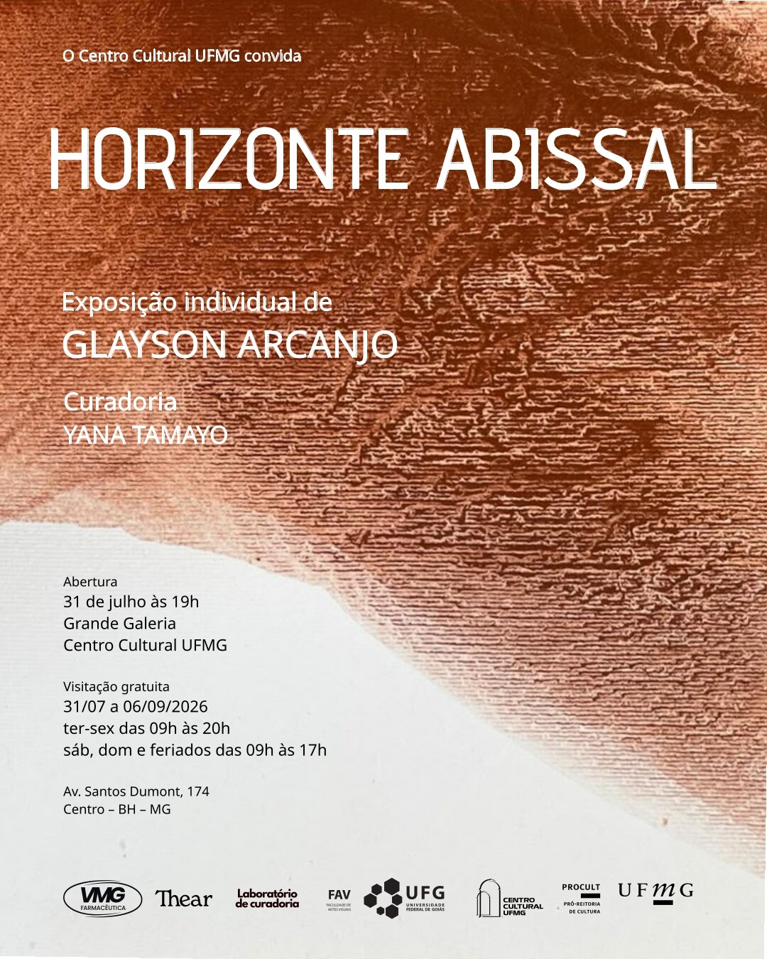 exposição individual‘Horizonte Abissal’ do artista visual Glayson Arcanjo