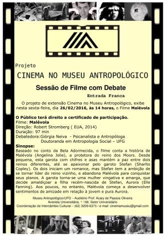 Cinema no museu malévola