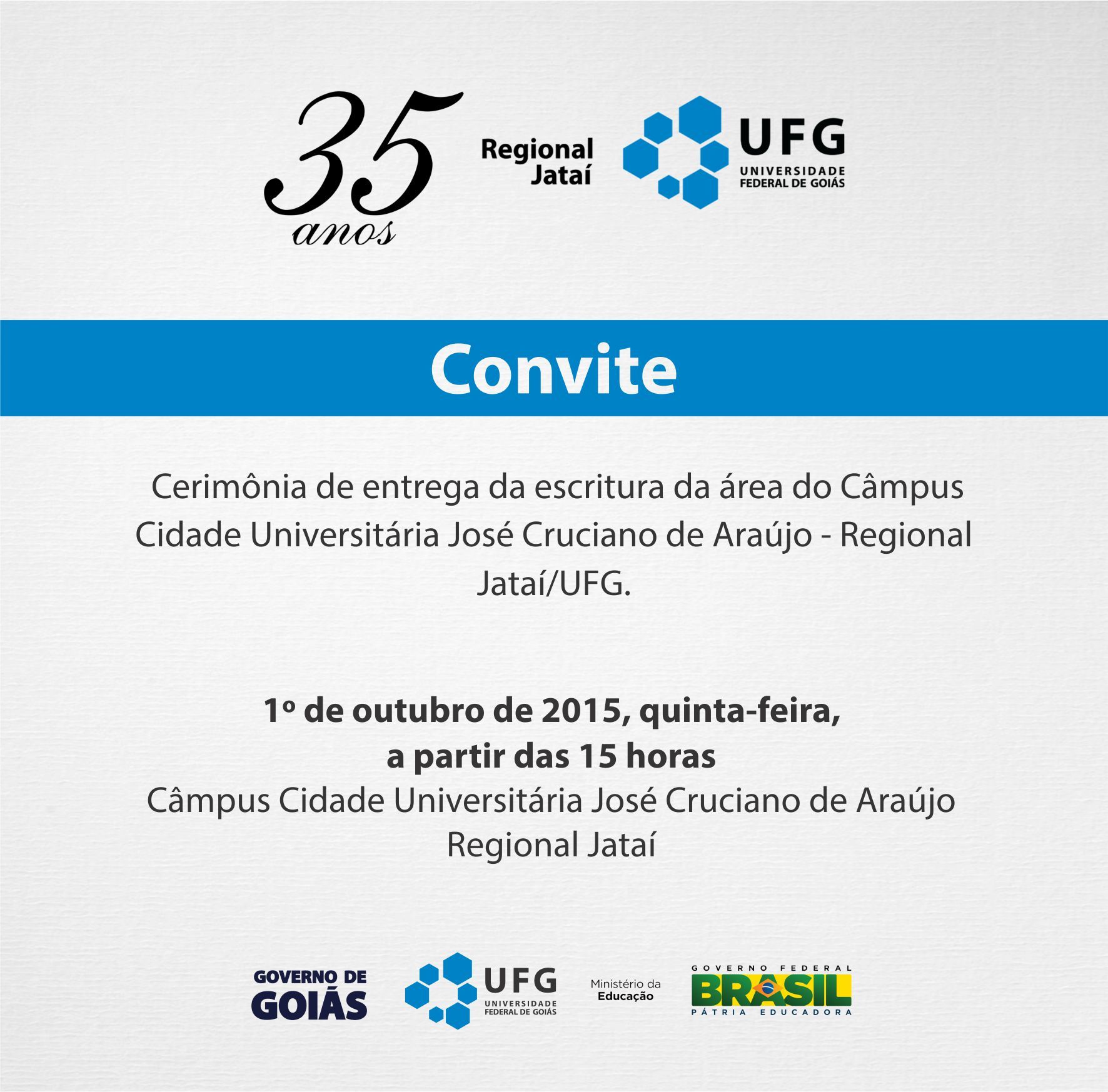 novo convite Regional Jataí