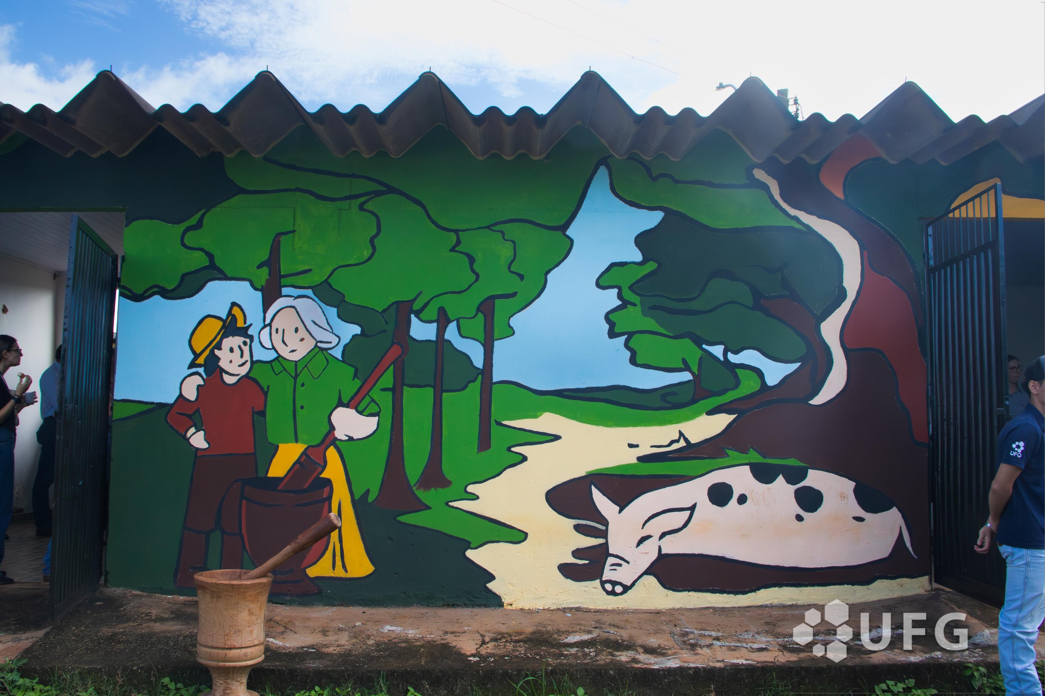 mural pecuária sustentável