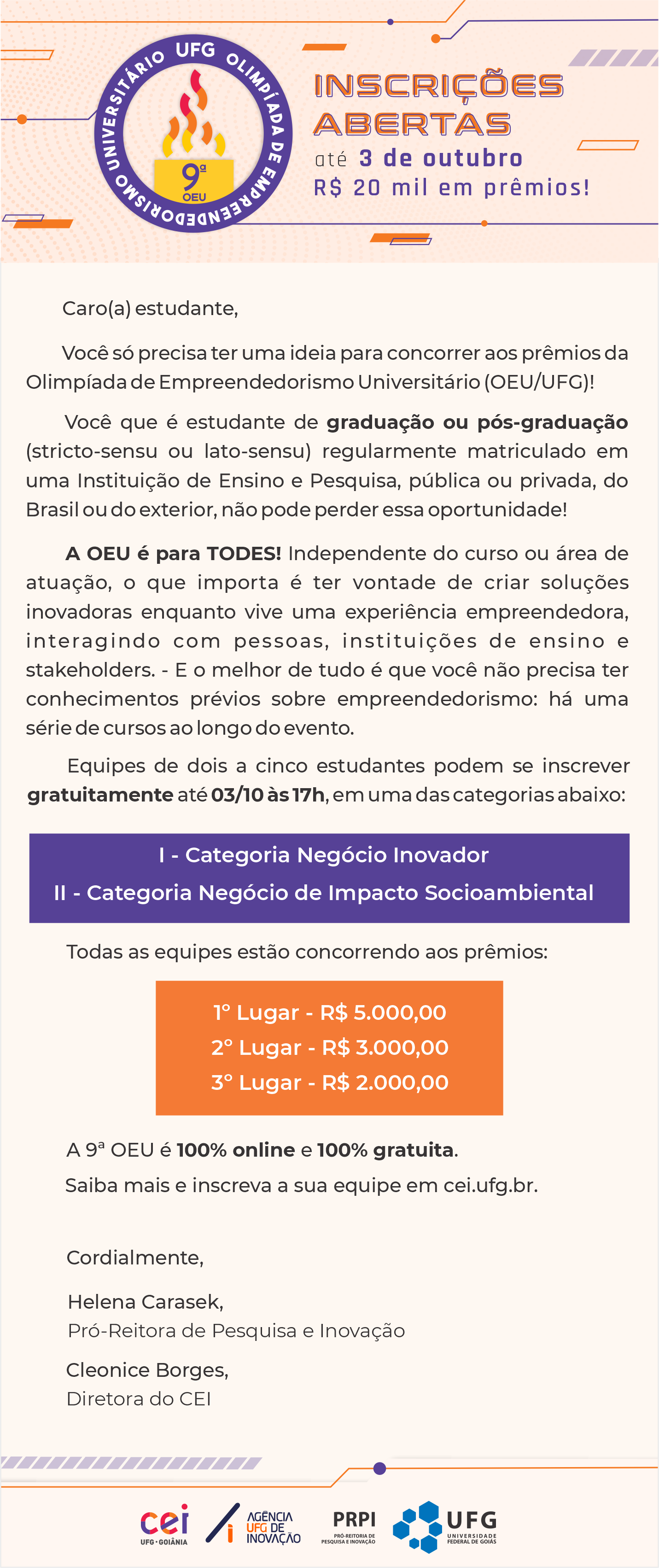 olimpiada empreendedorismo ufg