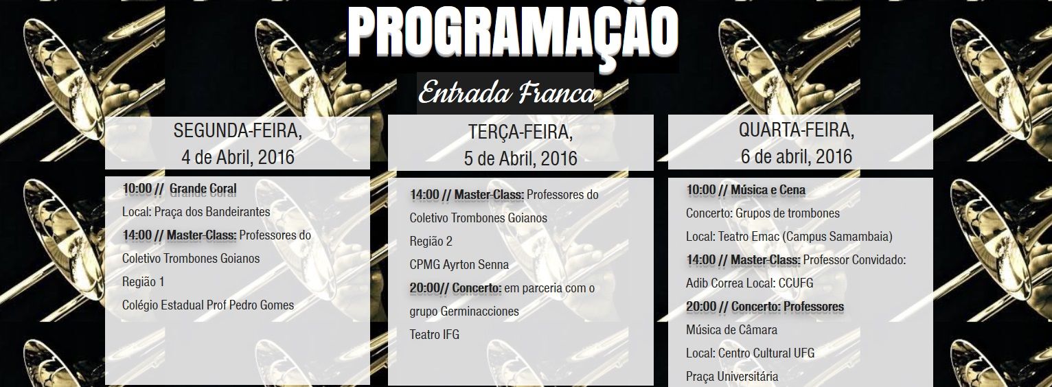 Programação trombone