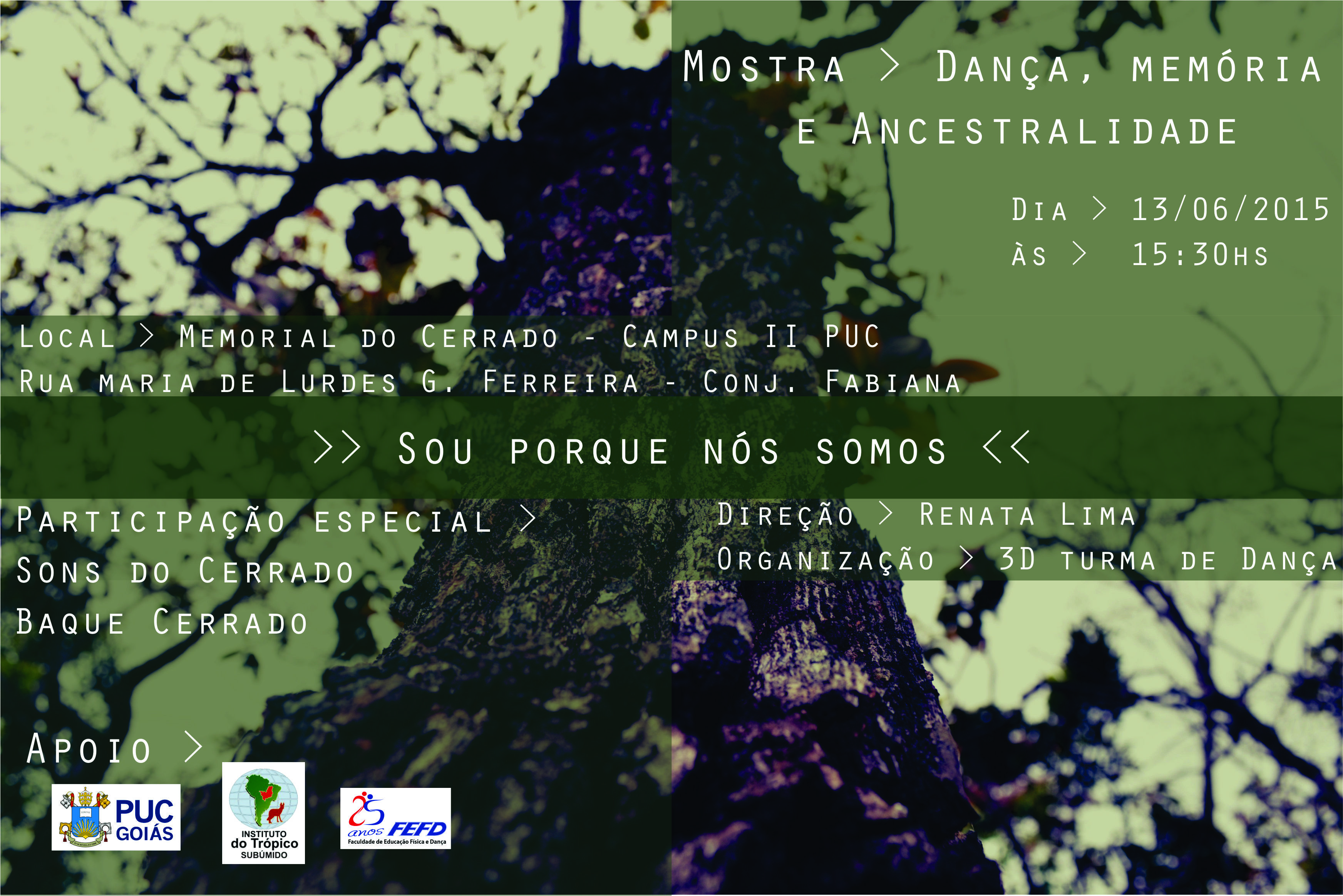 Mostra Dança, Memória e Ancestralidade