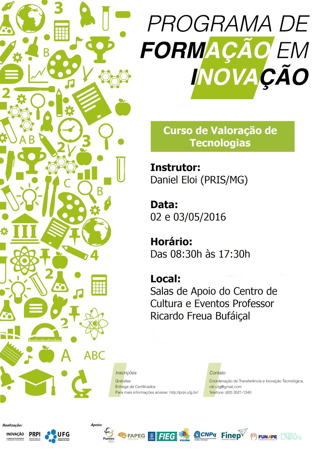 Cartaz valorização de tecnologias