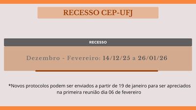 Recesso CEP 25/26