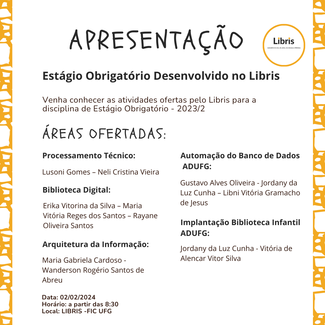 Apresentação Estágio 02