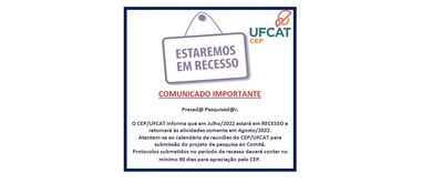 Recesso em Julho