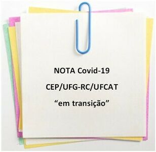 Nota Comitê de Ética em Pesquisa - CEP/UFG-RC/UFCAT "em transição"