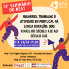 73° Seminário do Núcleo de
Estudos Sobre o Trabalho – NEST/PPGS/UFG