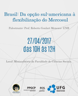 Cartaz Palestra Prof. Roberto Goulart Menezes 2017