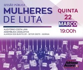 Prêmio-homenagem Mulheres de Luta.
