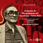 ppgs prorrogação seleção mestrado ufg