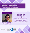 Cartaz Palestra Profa. Simone Diniz