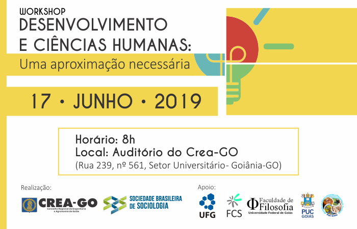 WORKSHOP DESENVOLVIMENTO E CIÊNCIAS HUMANAS: UMA APROXIMAÇÃO NECESSÁRIA