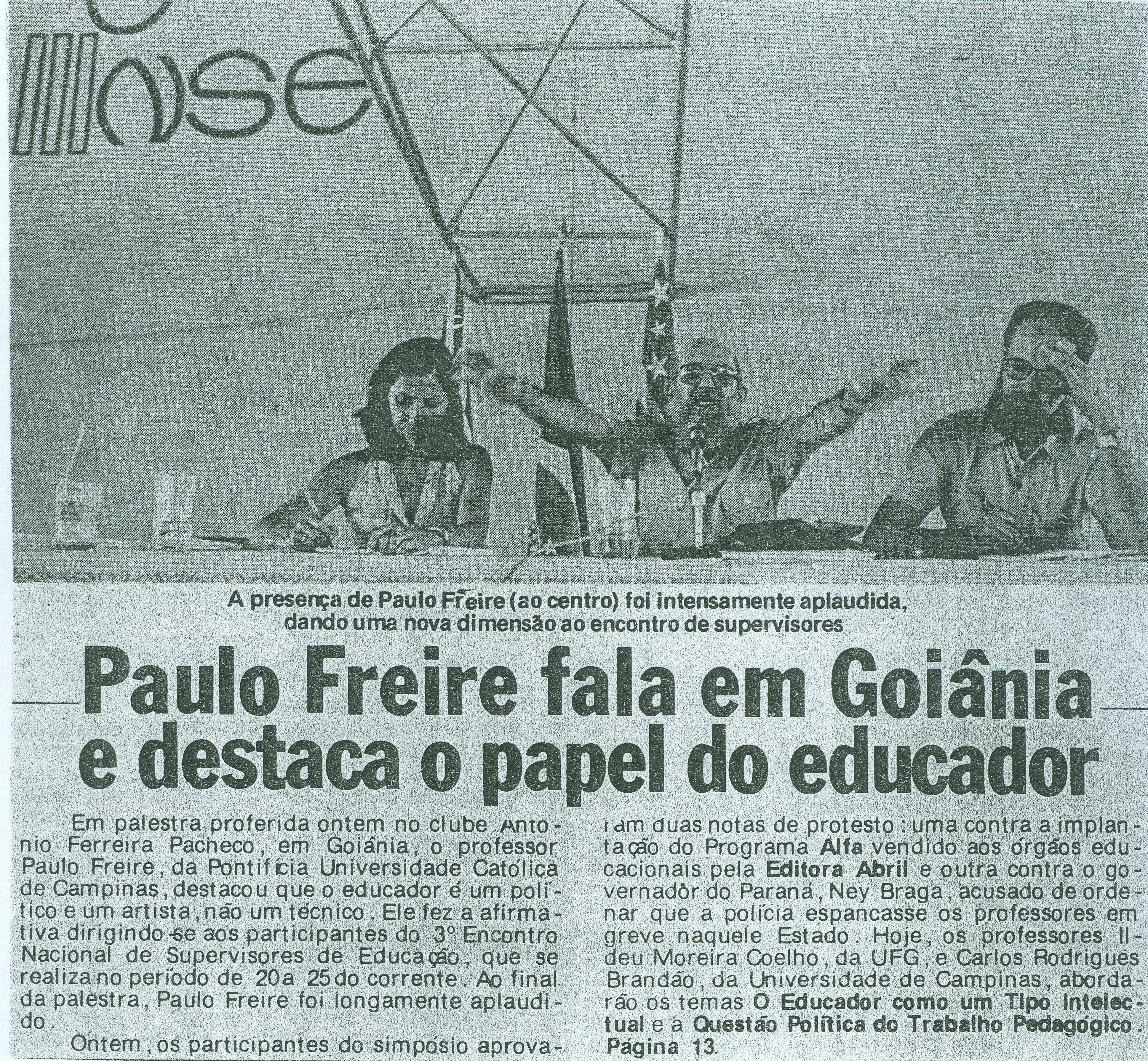 Paulo Freire em Goiânia